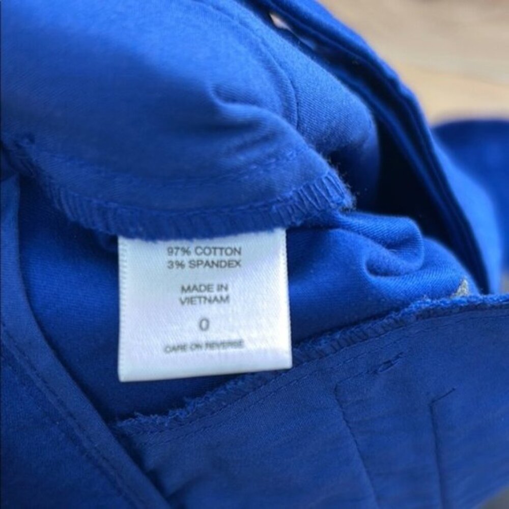 New York & Company Blue Chinos with Smooth Finish - Picture 3 of 5